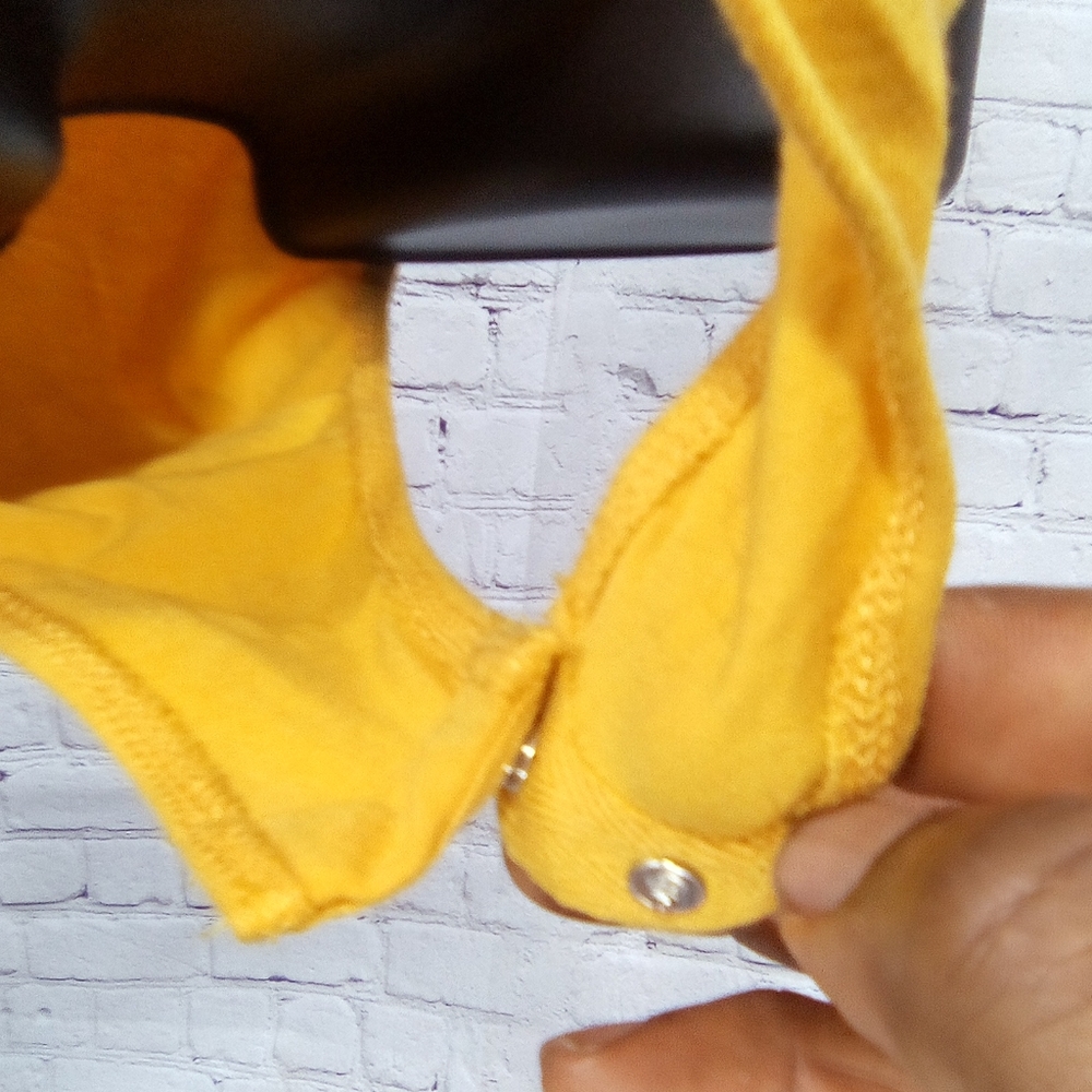 Yellow off shoulder bodysuit. - Picture 5 of 7